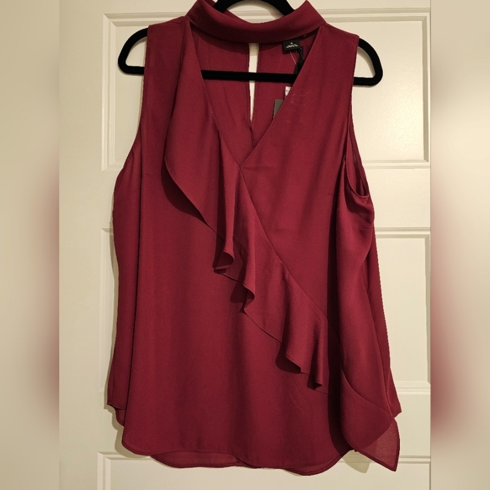 Trouve Women's Sleeveless Blouse sz xlarge